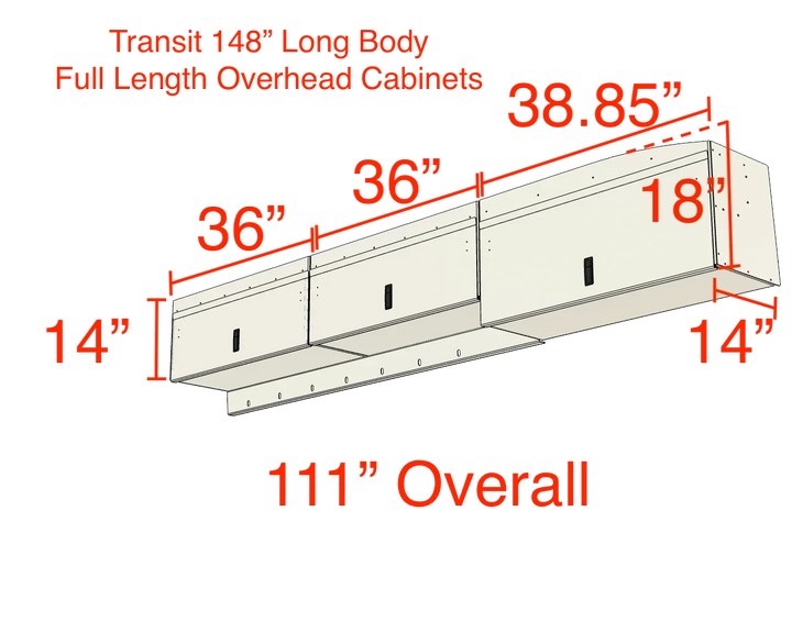 Aluminum Overhead Cabinet - AVC RIG