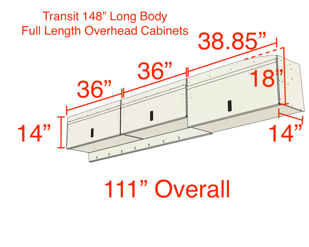 Aluminum Overhead Cabinet - AVC RIG