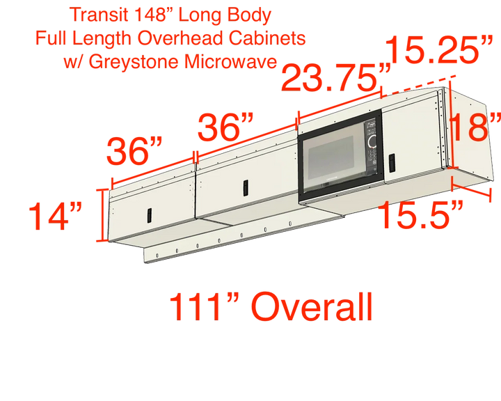 Aluminum Overhead Cabinet - AVC RIG