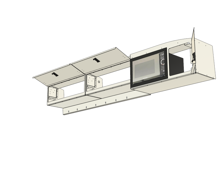 Aluminum Overhead Cabinet