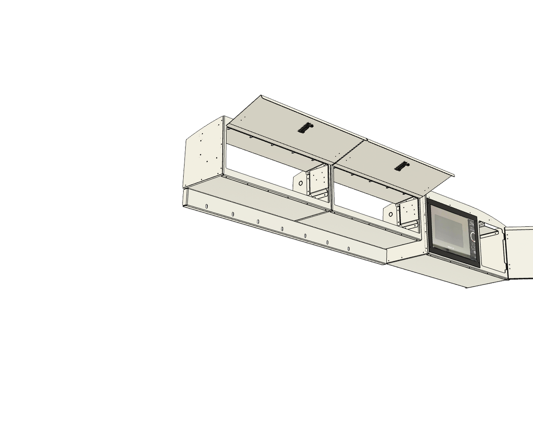 Aluminum Overhead Cabinet
