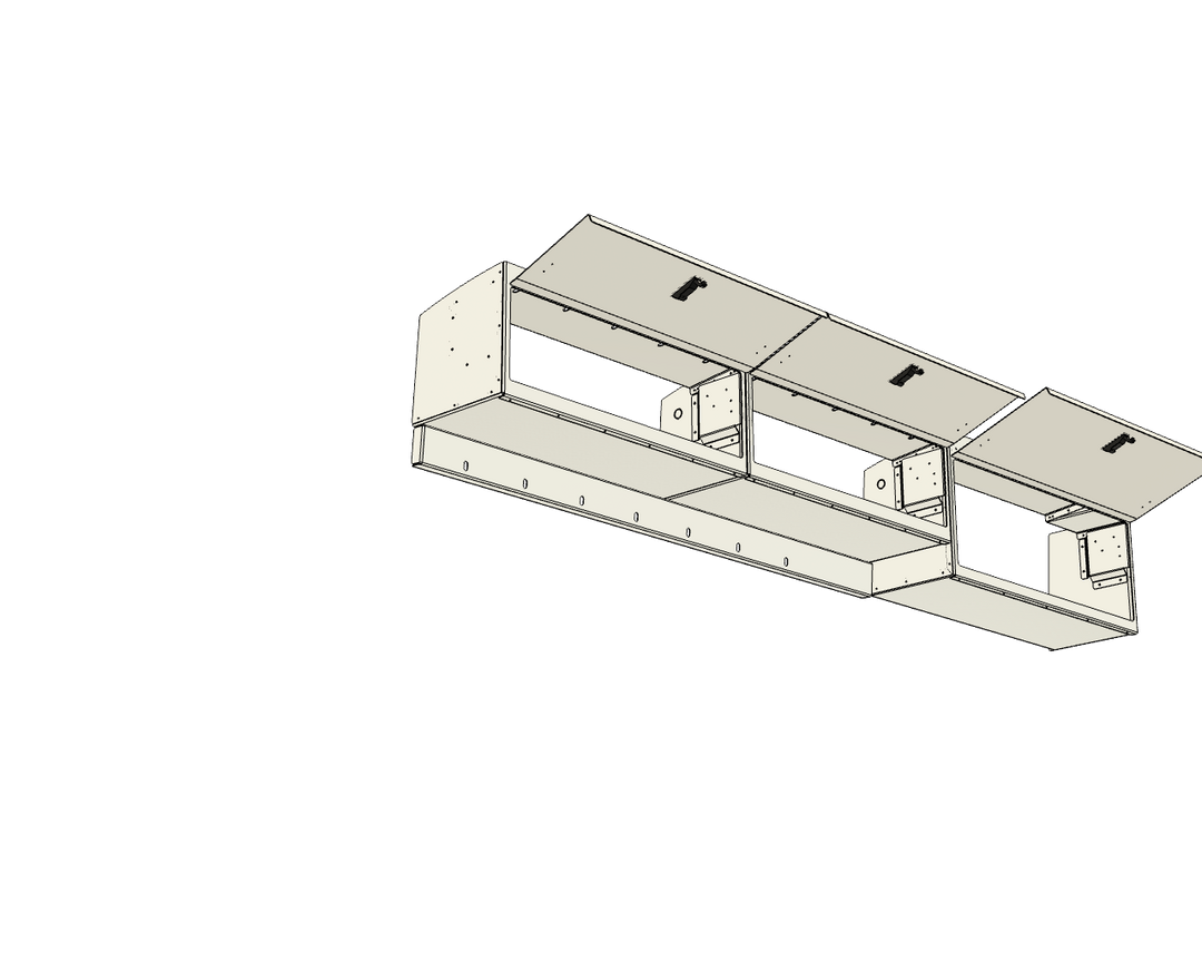 Aluminum Overhead Cabinet
