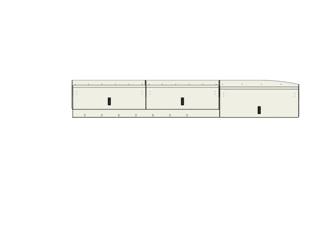 Aluminum Overhead Cabinet - AVC RIG