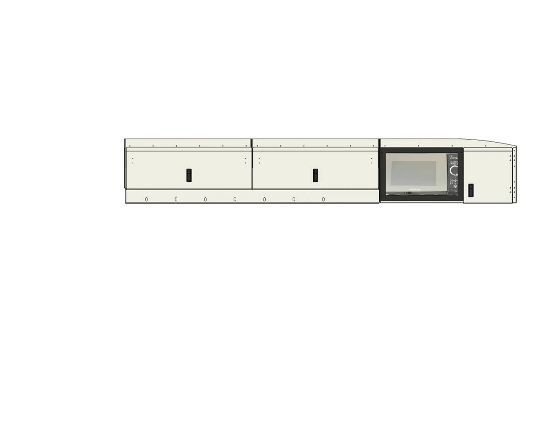 Aluminum Overhead Cabinet - AVC RIG