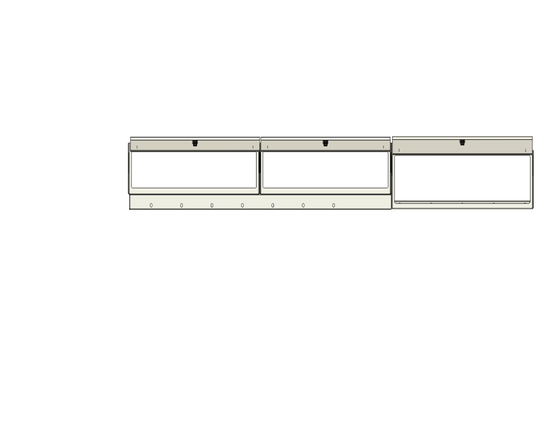 Aluminum Overhead Cabinet