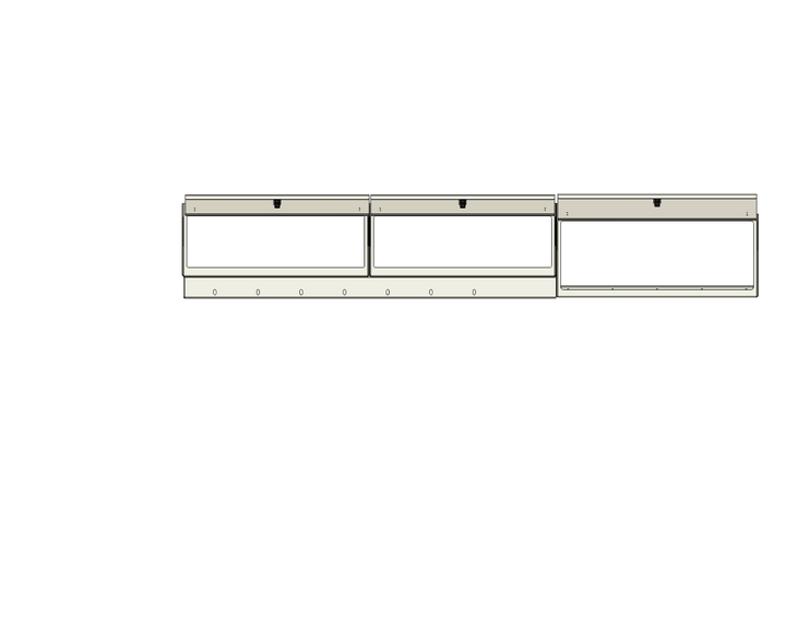 Aluminum Overhead Cabinet