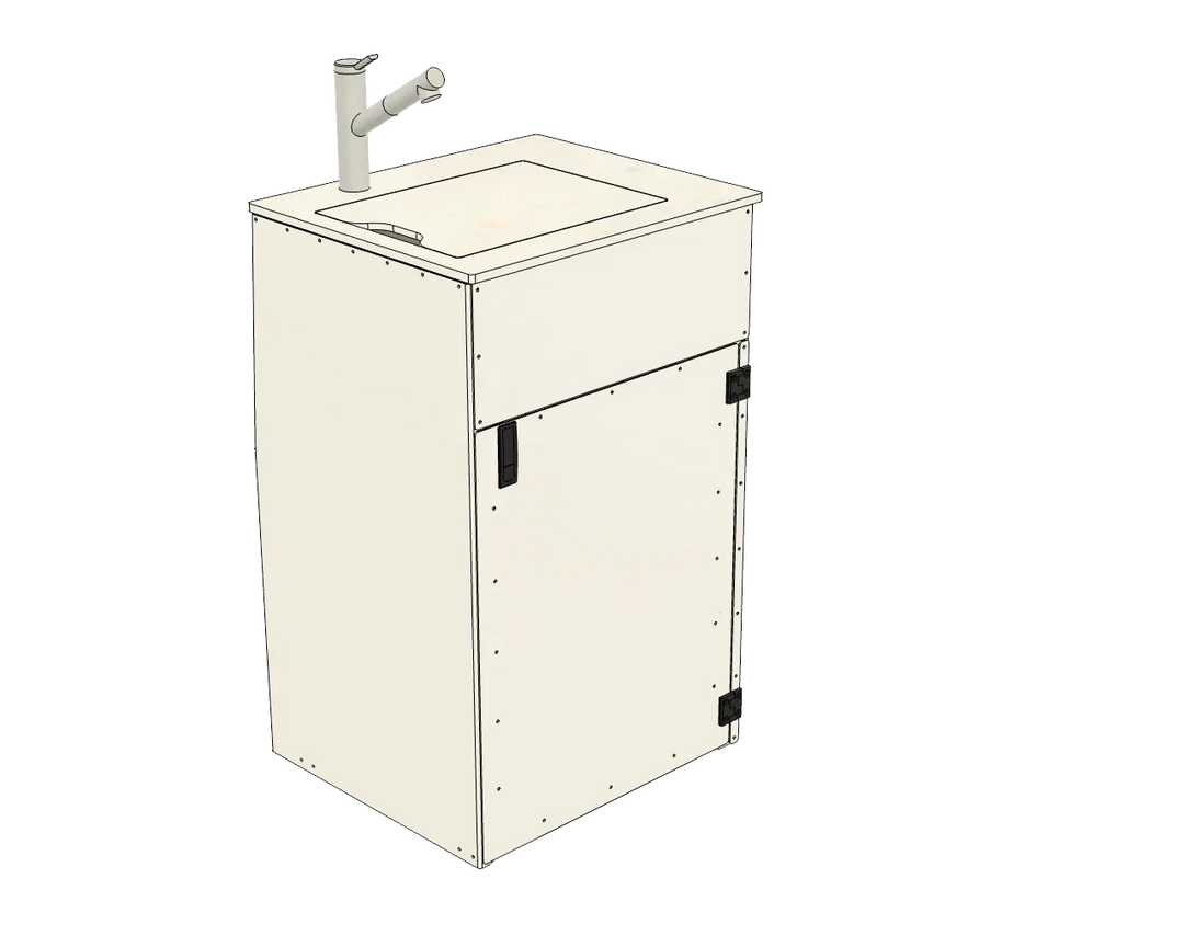 Aluminum Sink Cabinet - AVC RIG
