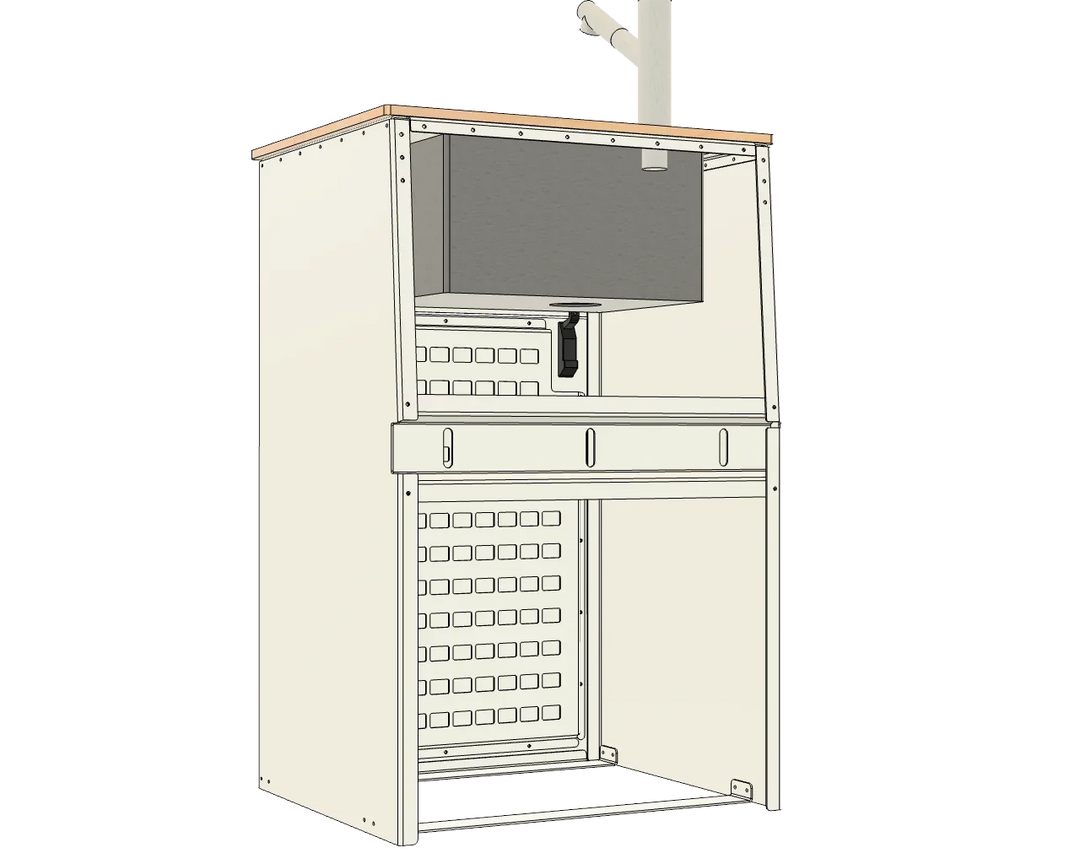 Aluminum Sink Cabinet - AVC RIG