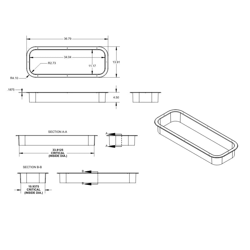 Ford Transit Awning Window Trim Ring - AVC RIG