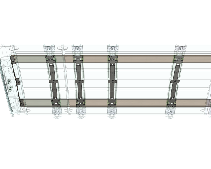 Ford Transit Aluminum Ceiling Furring Kit