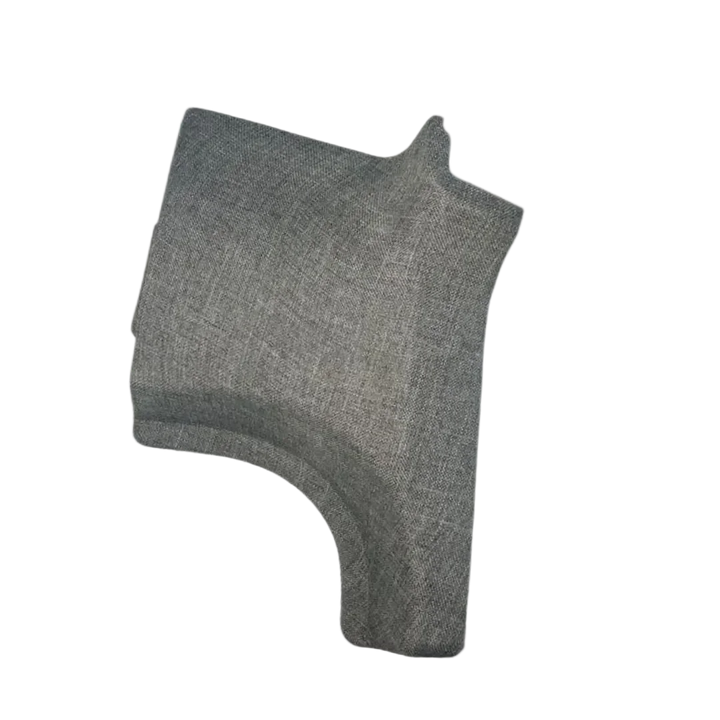 Grey fabric GoCode B Pillar cover for Ford Transit High Roof driver side