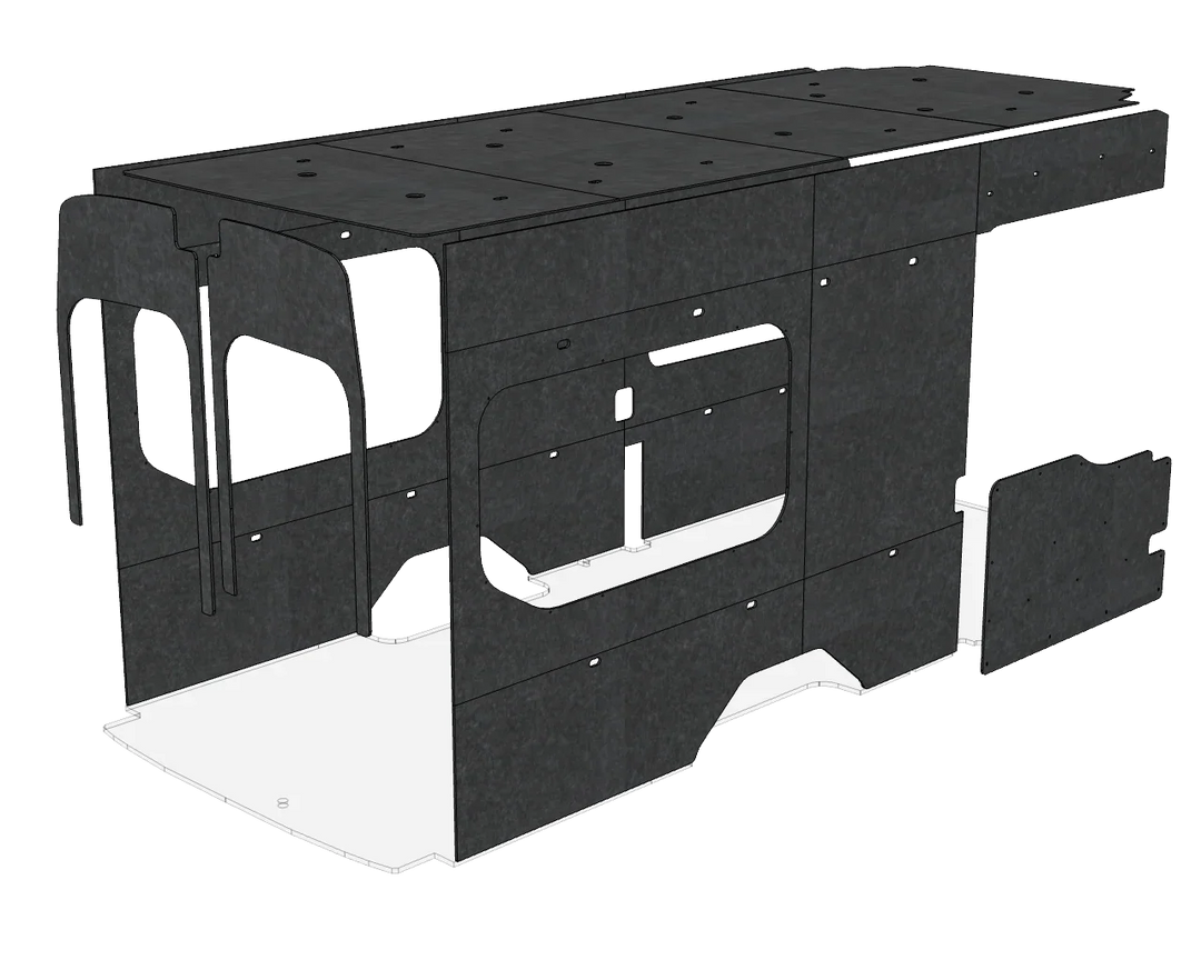 Ford Transit 148 EXT Felt Wall Kit - AVC RIG