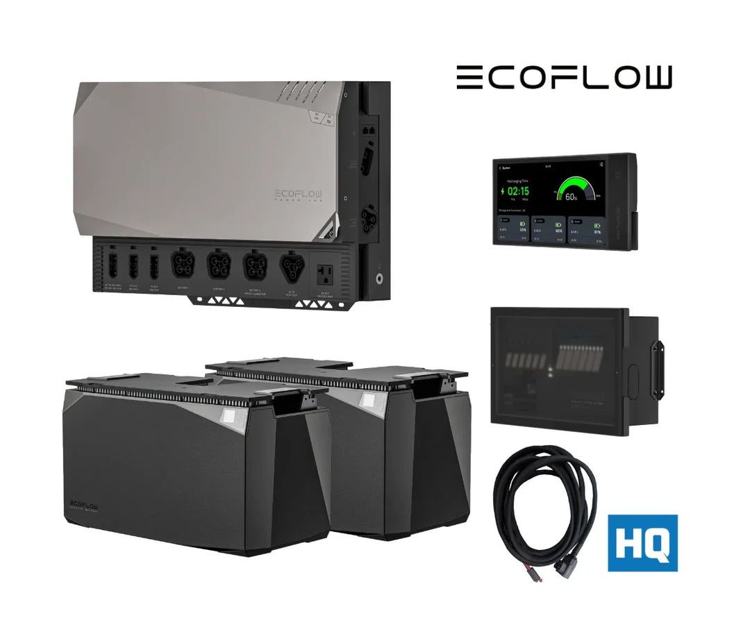 3.6 kW EcoFlow Power Kit - 10 kWh - AVC RIG