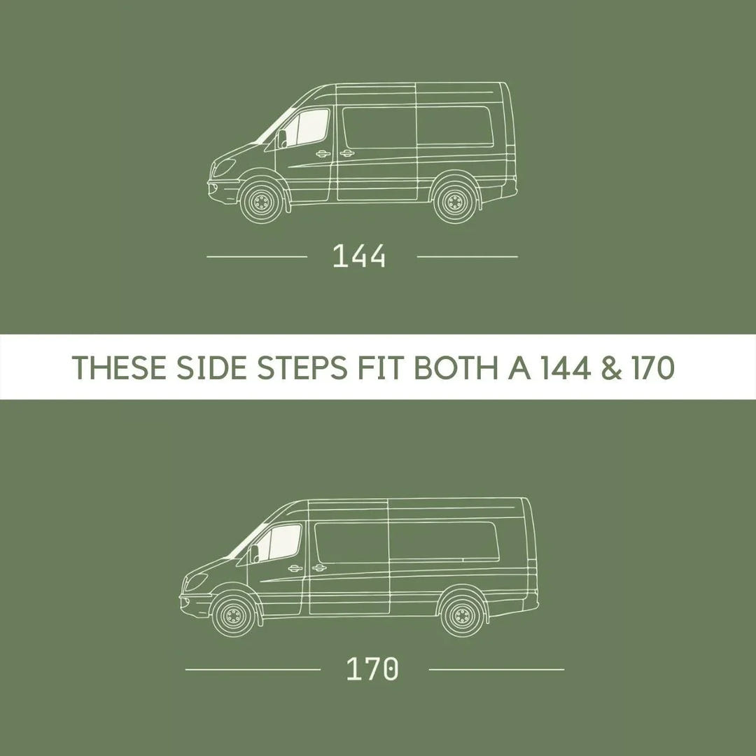 Sprinter Side Steps - AVC RIG