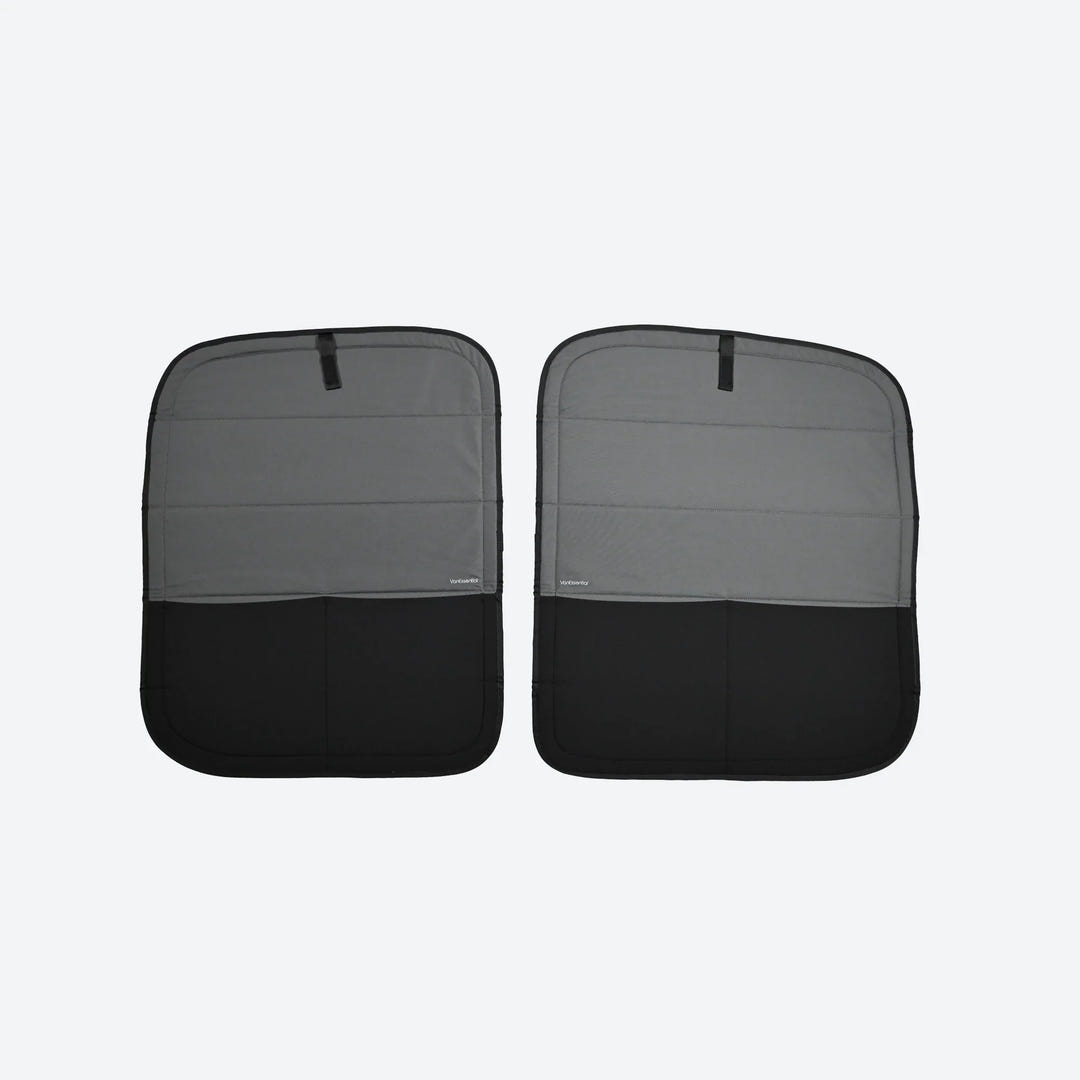 Ford Transit Stealth Rear Door Window Covers (Pair) - AVC RIG