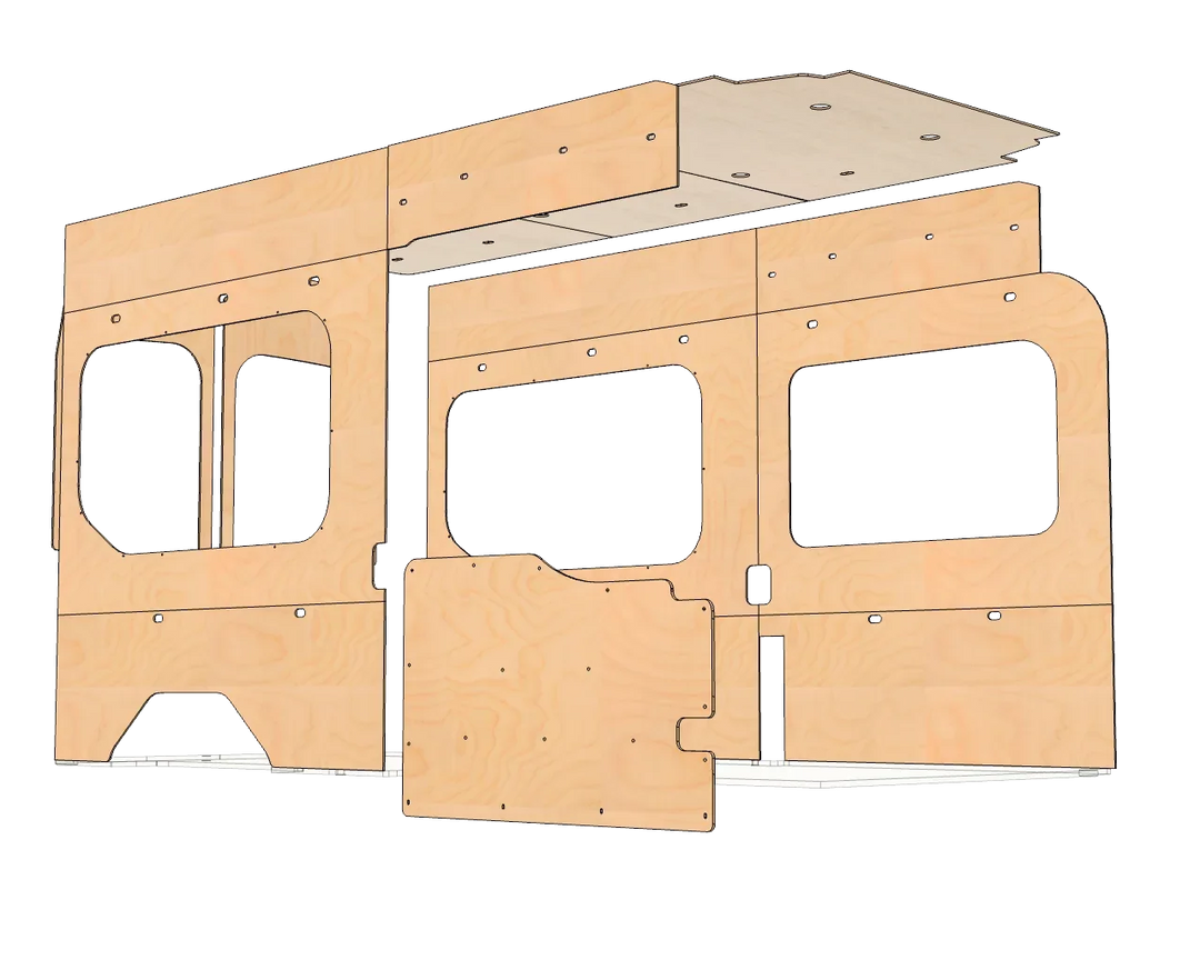 Ford Transit High Roof 148 Wood Wall Kit