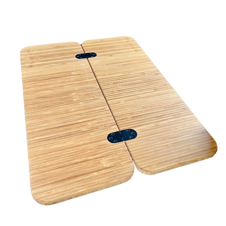 Slim Half Folding Bamboo Lagun Table 1/2" Thick For Camper Vans and RVs - AVC RIG