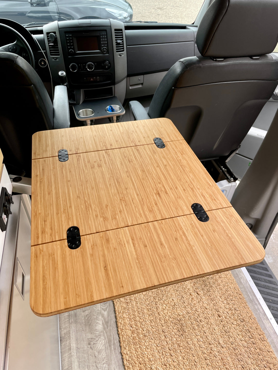 Folding Bamboo Lagun Table for Camper Vans and RVs - AVC RIG
