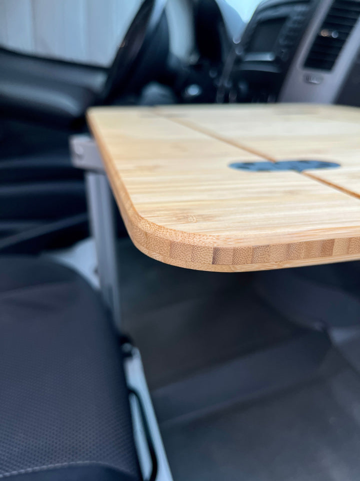 Slim Folding Bamboo Lagun Table 1/2" Thick For Camper Vans and RVs - AVC RIG