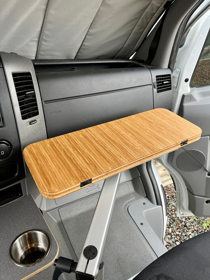 Slim Half Folding Bamboo Lagun Table 1/2" Thick For Camper Vans and RVs - AVC RIG