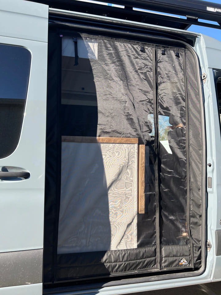 07-2024 Mercedes Sprinter Side Sliding Door Insect Screen - AVC RIG