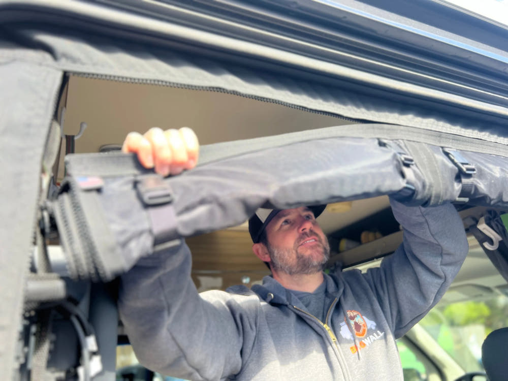 Chill Curtain Sliding Door Ford Transit - AVC RIG