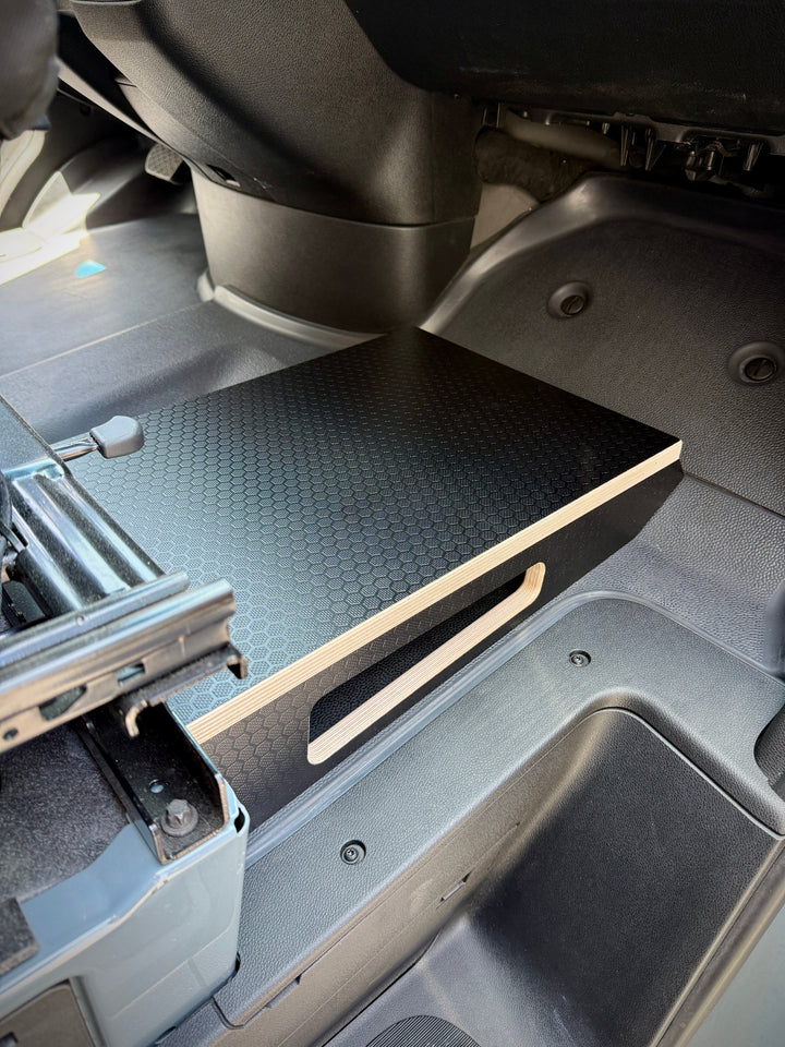 Mercedes-Benz Sprinter Black Hex Passenger Foot Platform Camper Van Stool - AVC RIG
