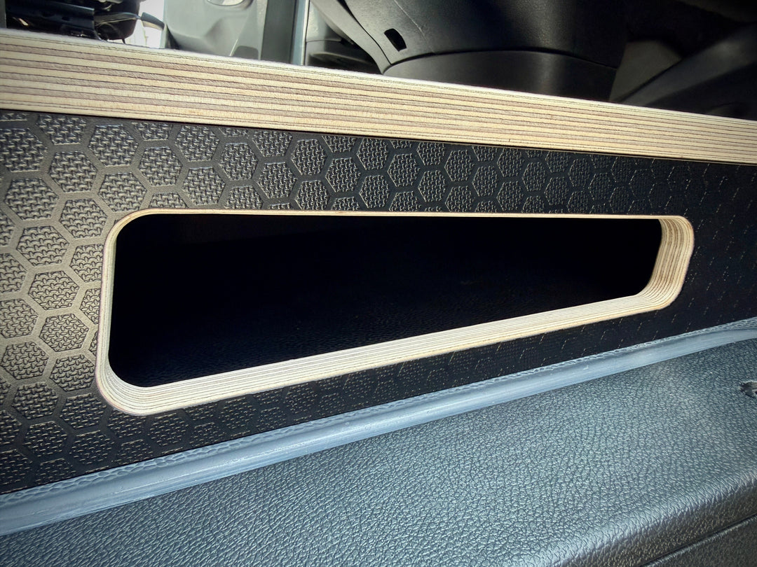 Mercedes-Benz Sprinter Black Hex Passenger Foot Platform Camper Van Stool - AVC RIG