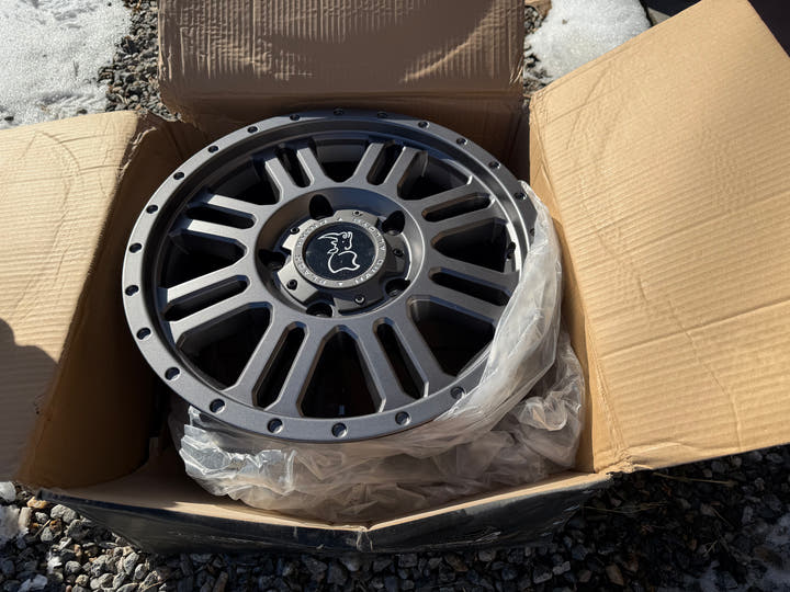 Black Rhino Yellowstone 17x8 Wheels - AVC RIG