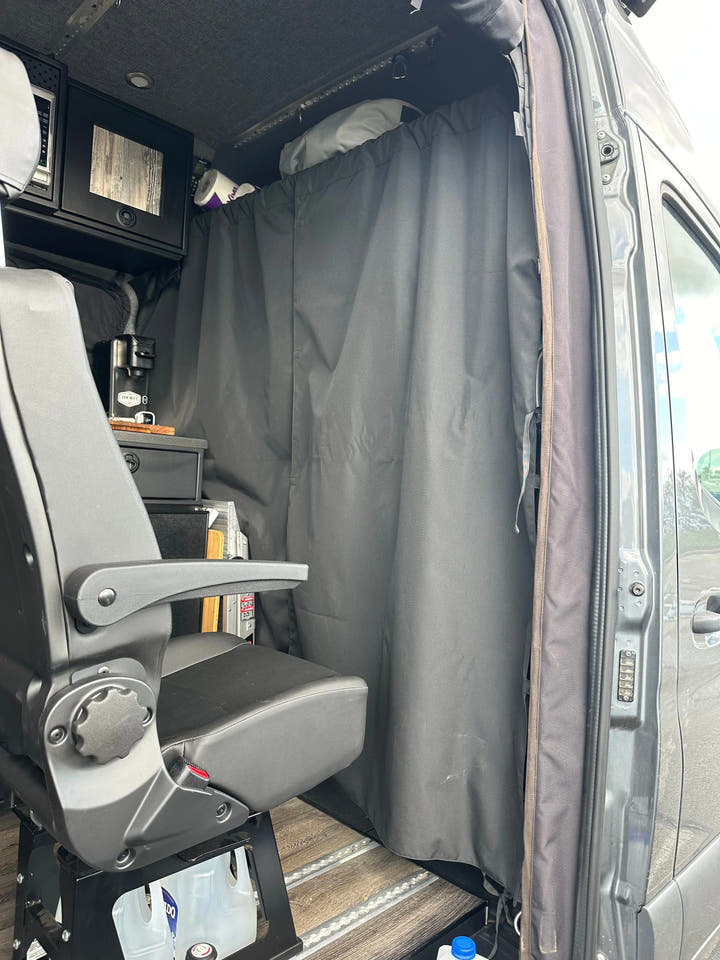 Stealth Blackout Curtain - BLACK - AVC RIG