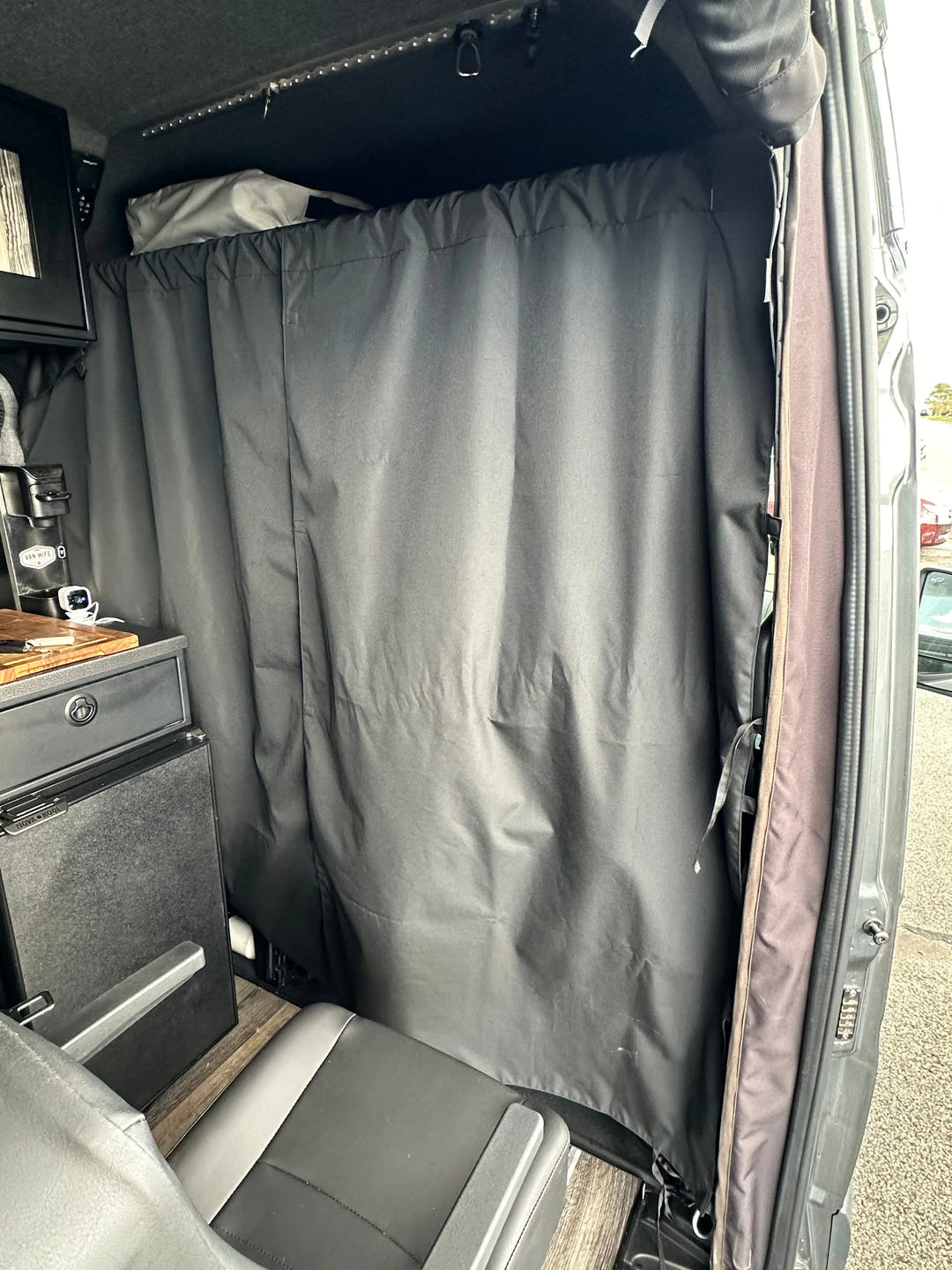 Stealth Blackout Curtain - BLACK - AVC RIG