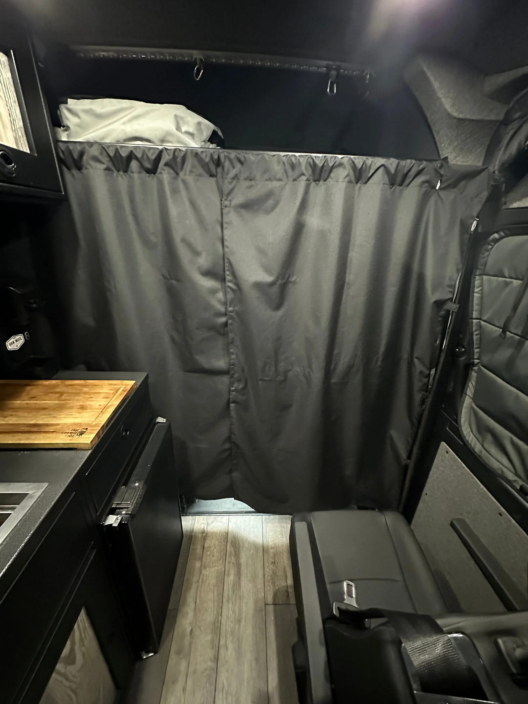 Stealth Blackout Curtain - BLACK - AVC RIG