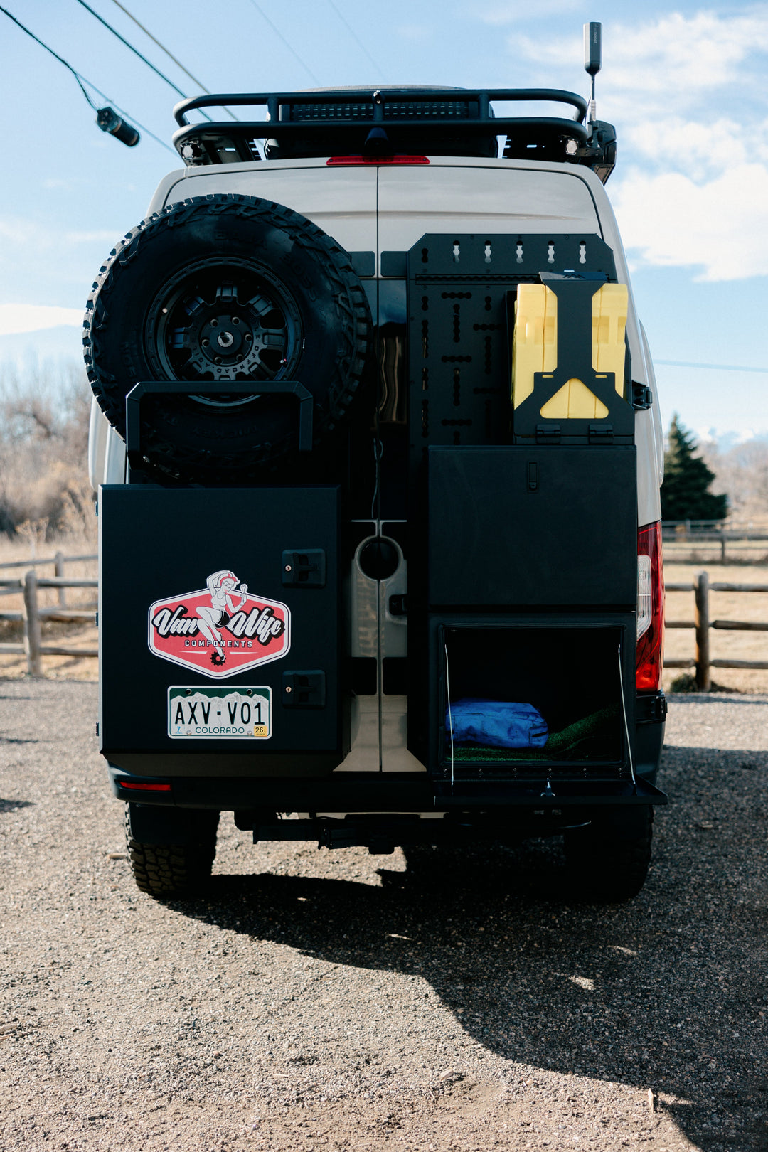 Exterior Box with Drop Down Door