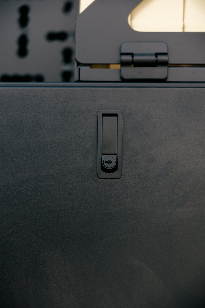 Exterior Box with Drop Down Door