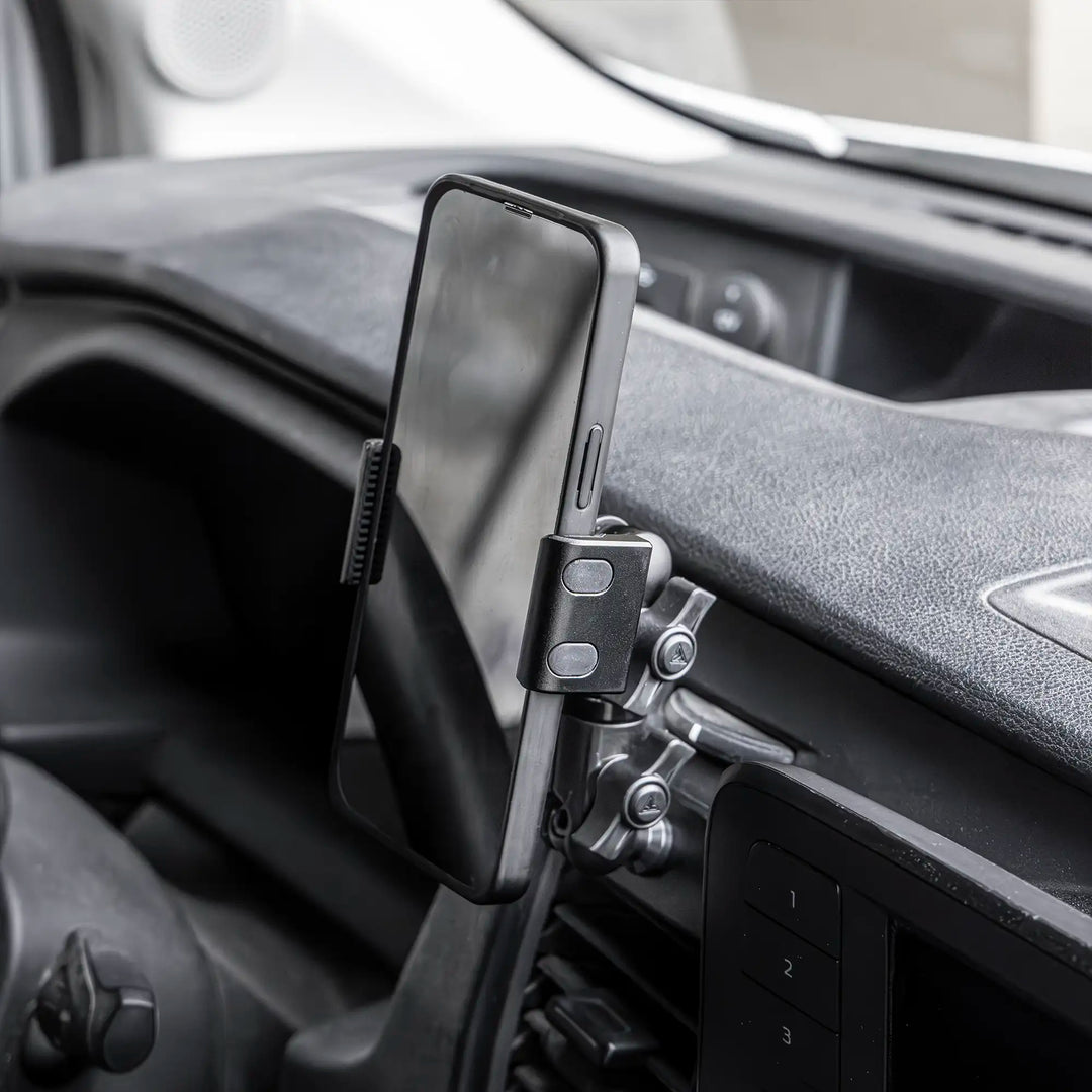 LINK™ Vent Mount Bracket With Qi2/MagSafe Charging and Cooling Phone Holder | 3.5" Arm | 2020-2025 Ford Transit (Not Compatible With Transit Connect)