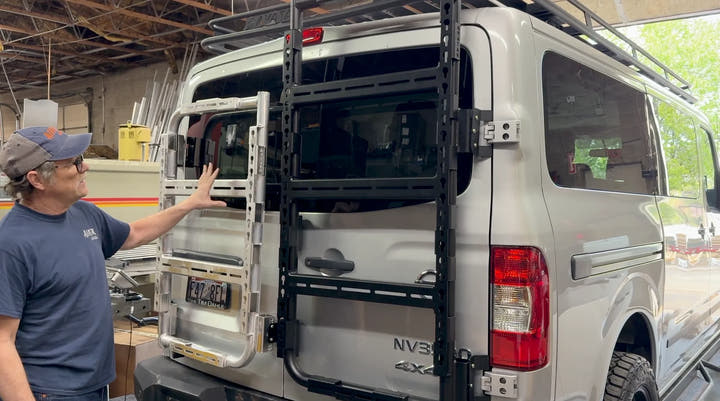 Avatar Massif – Van Rear Door Storage Mounting System - AVC RIG