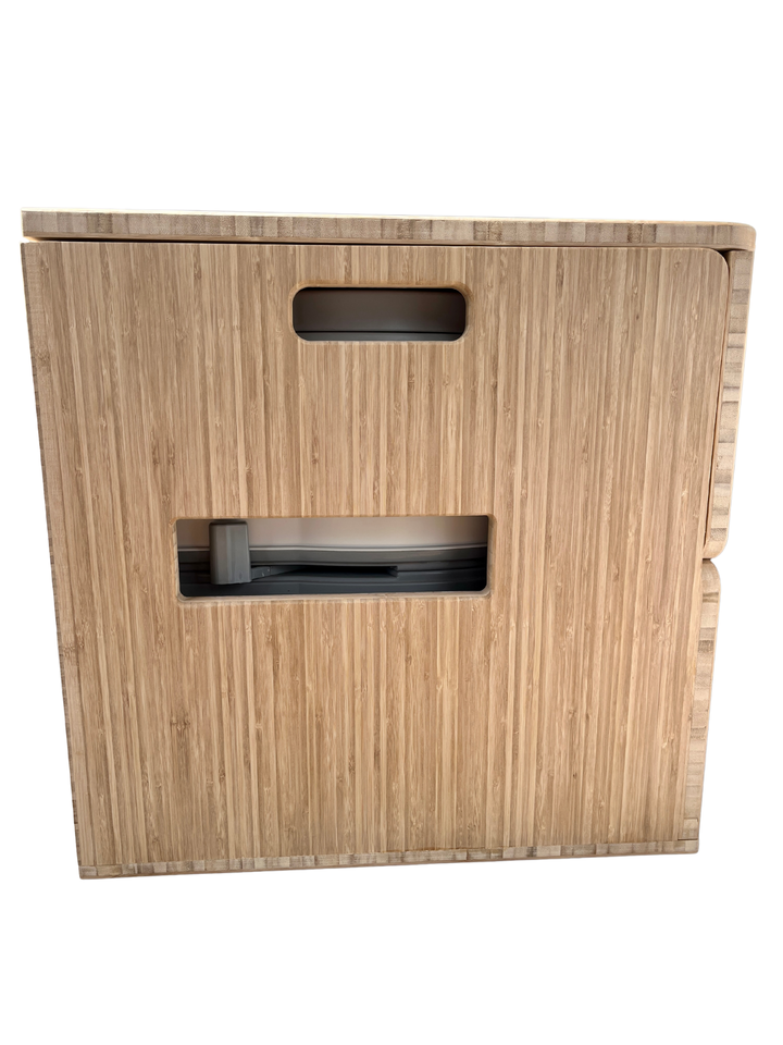 Porta Potti 565E/365 Curve Bamboo Toilet Lift top Cabinet Flat Pack Kit - AVC RIG