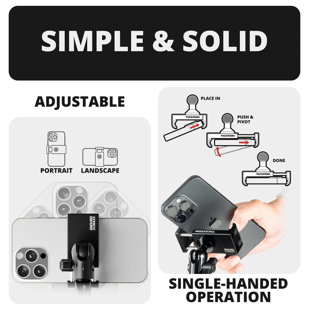 LINK™ Vent Mount Bracket With 20LITE Phone Holder | 3.5" Arm | 2020-2025 Ford Transit (Not Compatible With Transit Connect)