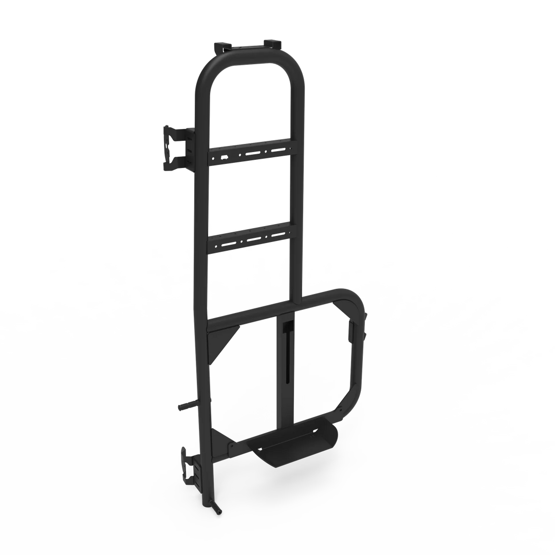 2025 Design Rover Vans Tire Carrier &amp; Ladder Combo for Ford Transit - AVC RIG
