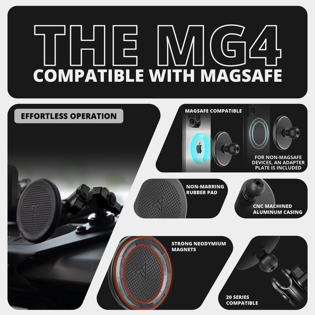 LINK™ Vent Mount Bracket With MagSafe Phone Holder | 3.5" Arm | 2020-2025 Ford Transit (Not Compatible With Transit Connect)