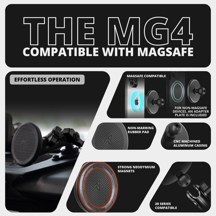 LINK™ Vent Mount Bracket With MagSafe Phone Holder | 3.5" Arm | 2020-2025 Ford Transit (Not Compatible With Transit Connect)