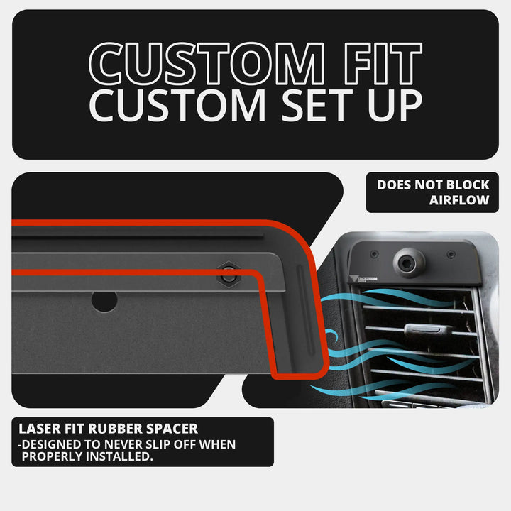 LINK™ Vent Mount Bracket With Quad Lock Magnetic Phone Holder |  3.5" Arm | 2020-2025 Ford Transit (Not Compatible With Transit Connect)