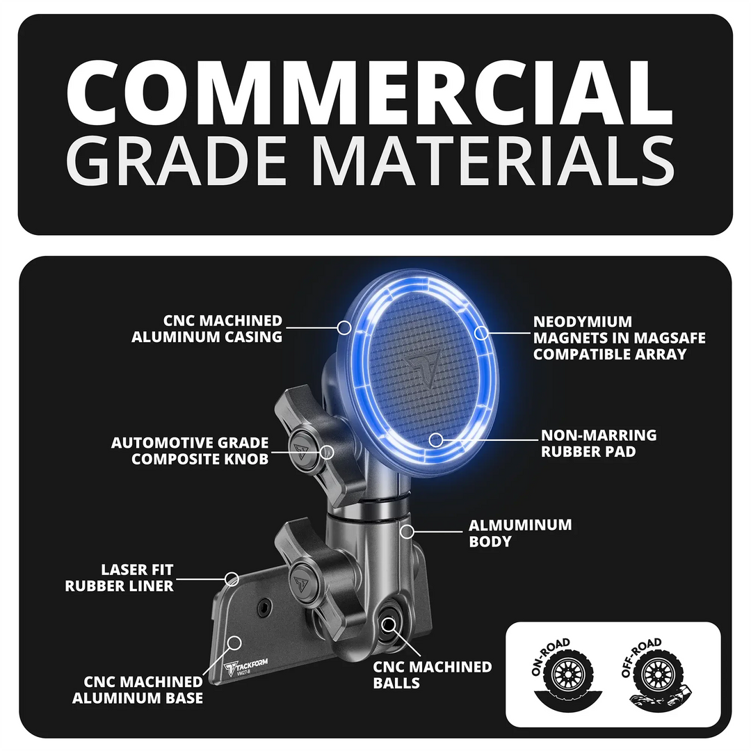 LINK™ Vent Mount Bracket With MagSafe Phone Holder | 3.5" Arm | 2020-2025 Ford Transit (Not Compatible With Transit Connect)