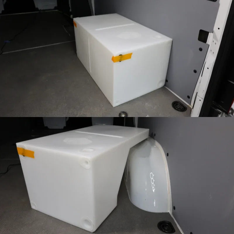 22-Gallon Wheel Well Water Tank - Right (SP-R-22) - AVC RIG