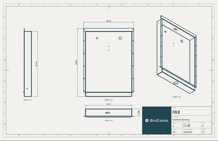 GoCode FOLD Shower – view 13