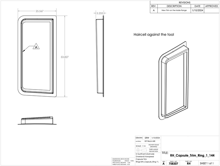 Vanspeed Capsule Trim Ring Pair Sprinter 144