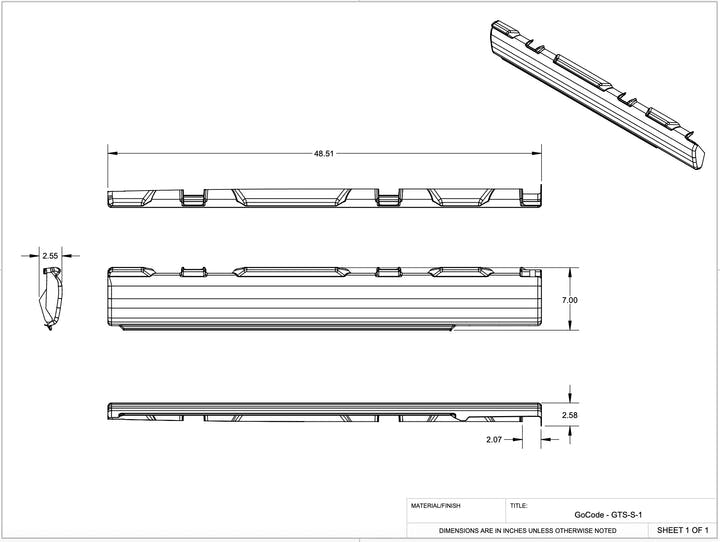 Mercedes Sprinter Slider Door Threshold Trim Kit - AVC RIG