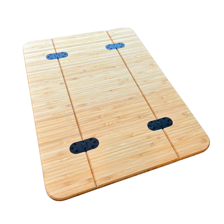 Slim Folding Bamboo Lagun Table 1/2" Thick For Camper Vans and RVs - AVC RIG