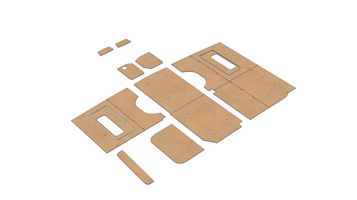 Sprinter 144 Felt Wall Kit For Go Code Trim