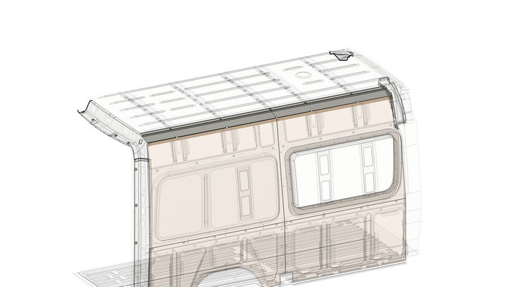 Sprinter Wall To Ceiling Furring Kit